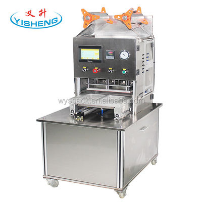 품질  Custom Type Plastic Beverage Cup New Atmosphere Modified Nitrogen Gas Tray Sealer Packaging Machine 공장